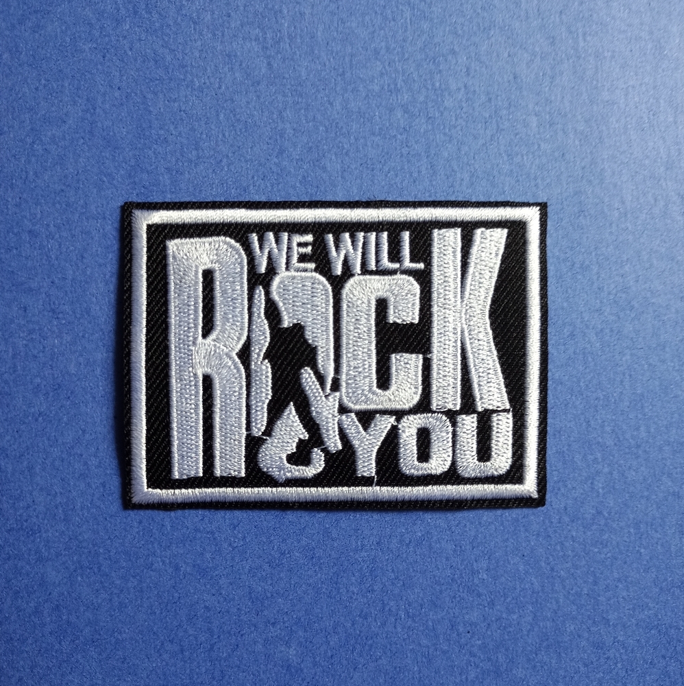 Queen We Will Rock You Iron On Patch - Picture 4 of 4